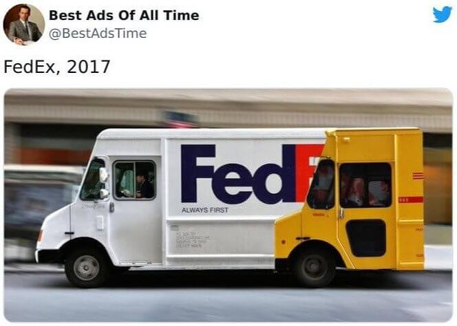FedEx's Dig At Competitor, DHL