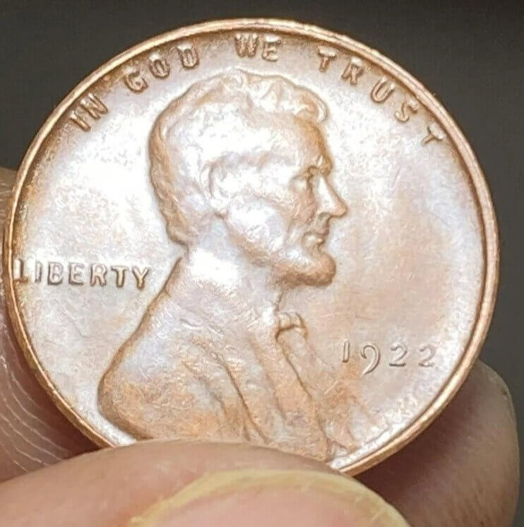 1922 Lincoln No D Strong Reverse and Weak Obverse Wheat Penny – $48,000