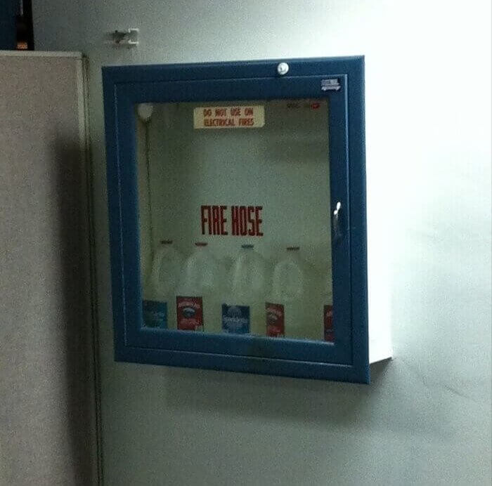 When They Replace a Fire Hose With Gallons of Water