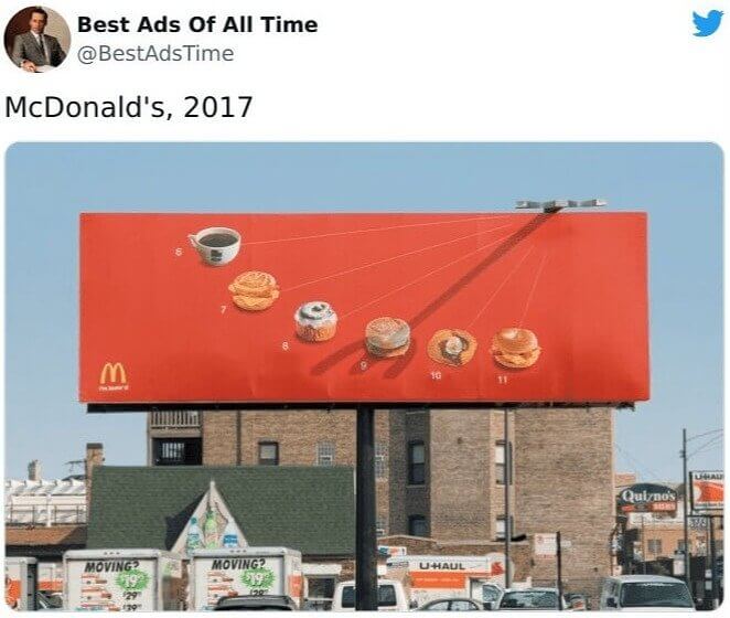 McDonald's Sundial Billboard