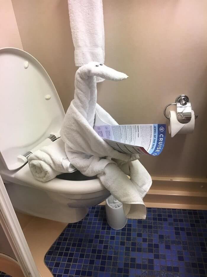 Hotel Staff Take Towel Design To A Whole Other Level