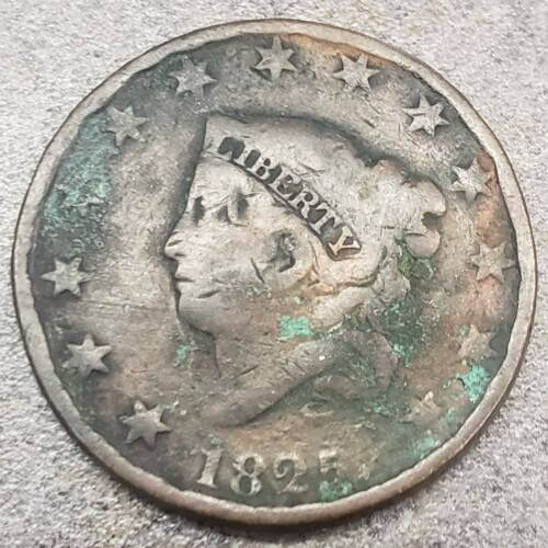 1825 Coronet Liberty Head Large Cent - $3,125 (Uncirculated Mint State)