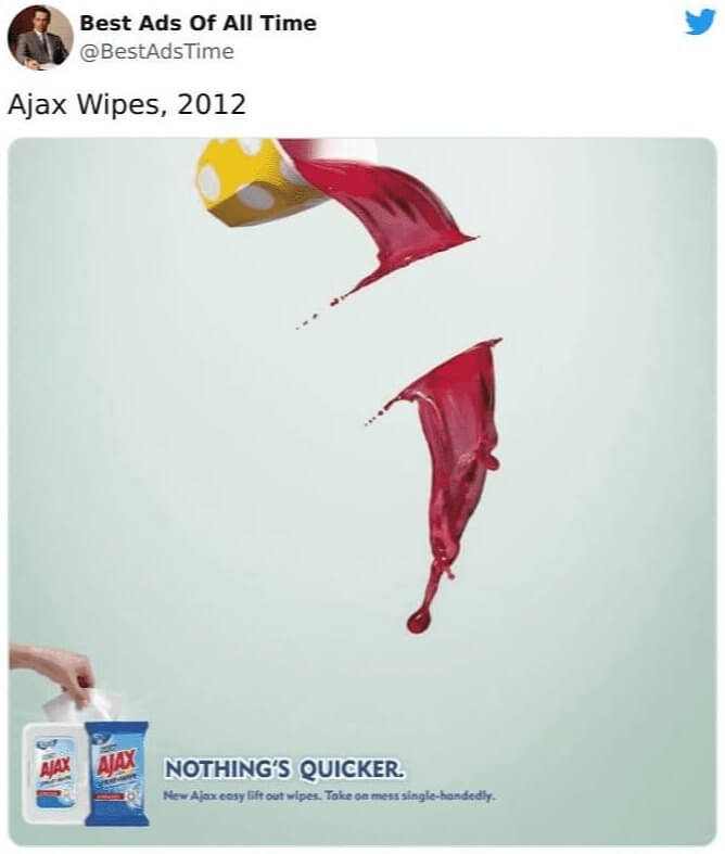Ajax Wipes 'Cereal, Juice' Ads