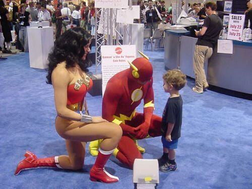 Lost Child Turns To Superheroes For Help
