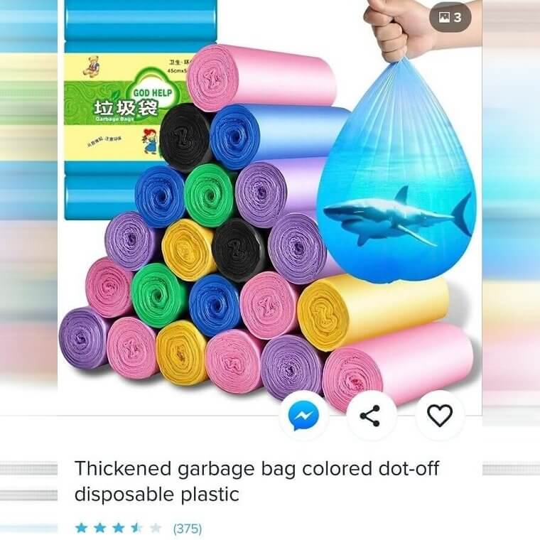 God Help Garbage Bags