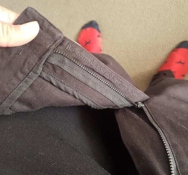 Sage Advice From A Pair Of Pants