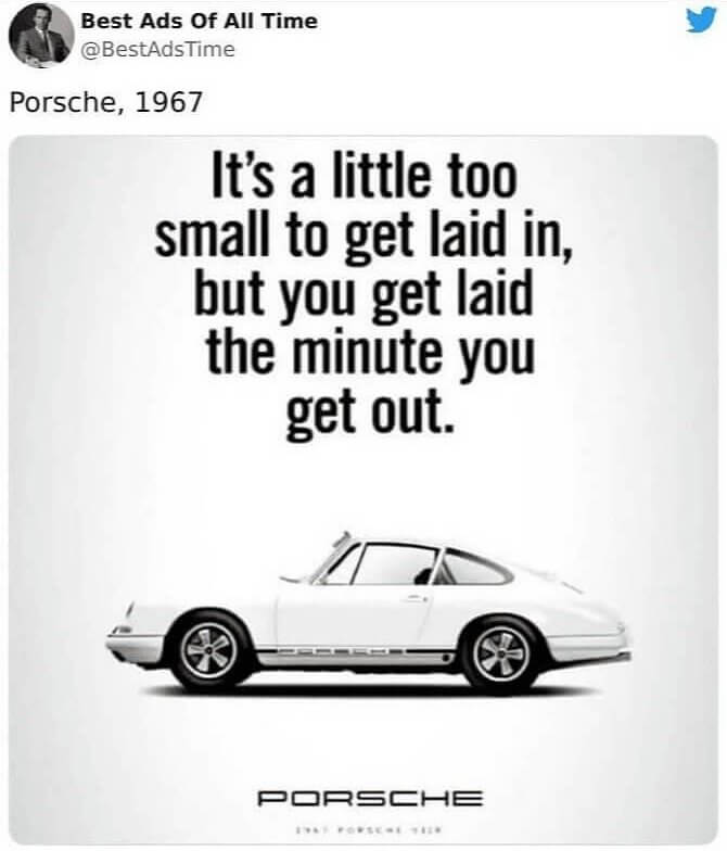 This Porsche Ad About Small Cars