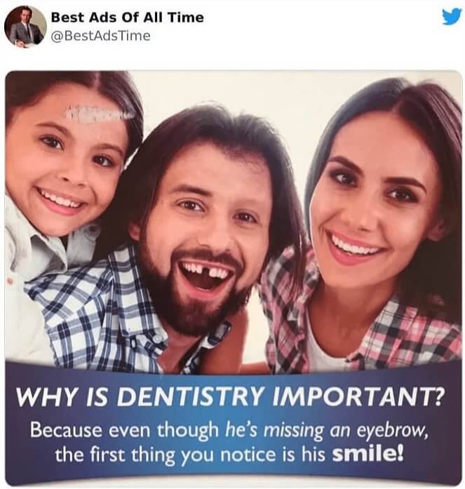 Maybe The Best Dentistry Ad Of All Time?