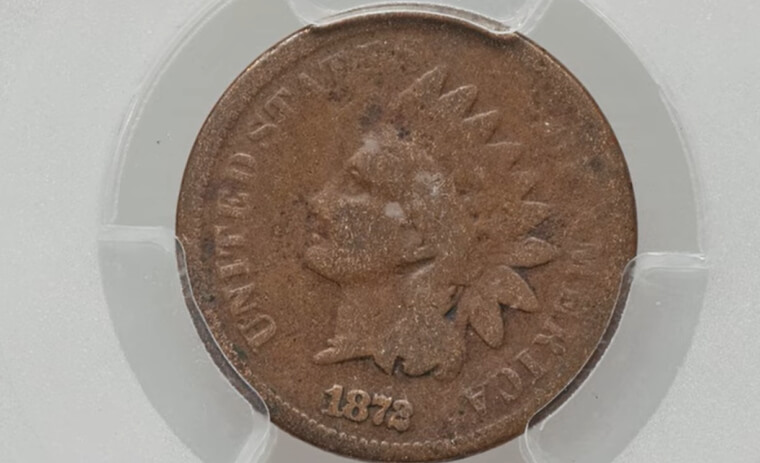 1872 Indian Head Penny – $126,500