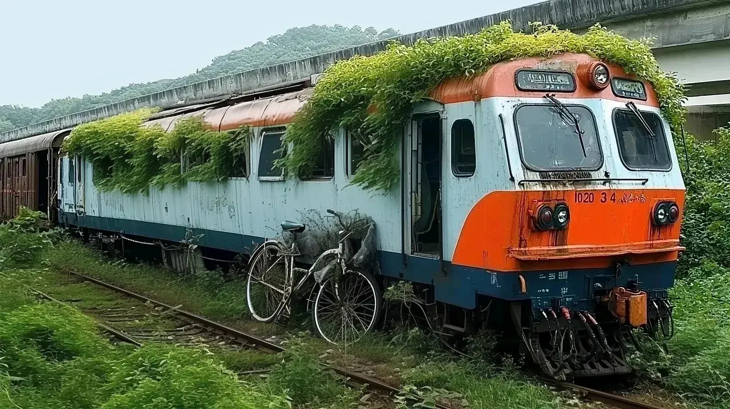 Young Woman Lives Inside an Old Train Locomotive – But Wait Until You See the Inside!